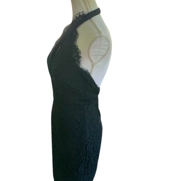NWT Keepsake The Label Black High Roads Lace Halter Dress - Size Small - Picture 8 of 10
